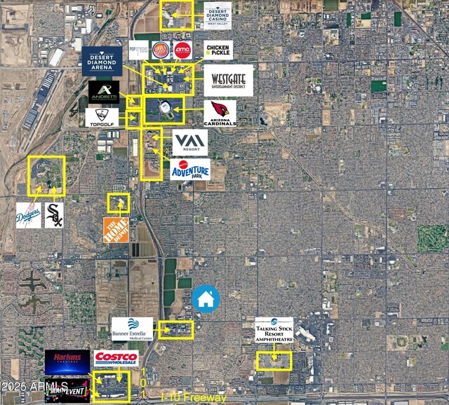 8955 W Monterey Way, Phoenix, AZ 85037 - map of property / related area featuring property boundaries highlighted