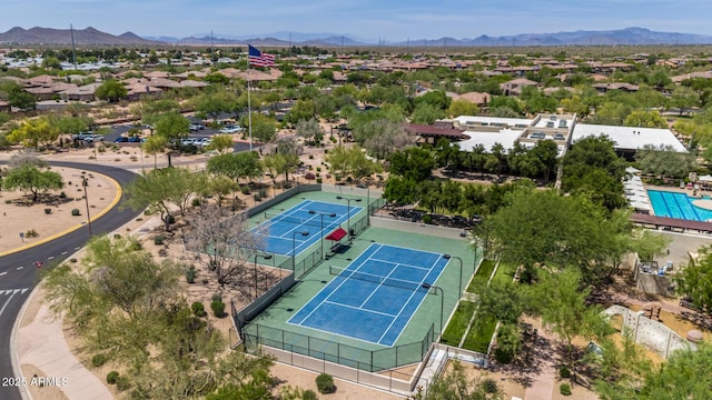 3824 E Parkside Ln, Phoenix, AZ 85050 - aerial view of residential area with a mountainous background