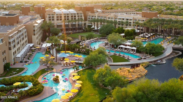 3824 E Parkside Ln, Phoenix, AZ 85050 - bird's eye view of a pool