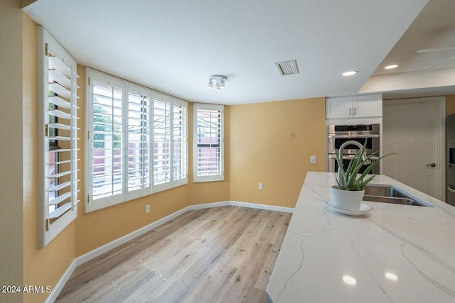 interior space featuring light hardwood / wood-style flooring