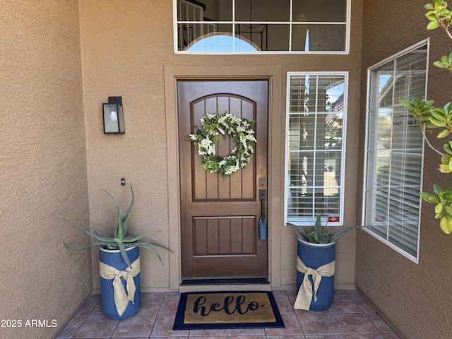 view of property entrance