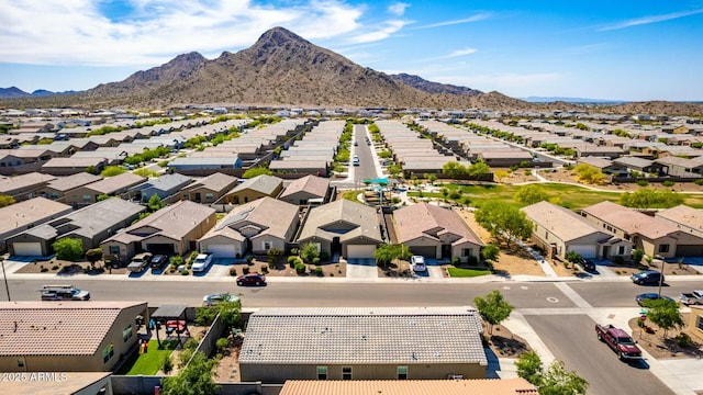 4269 W Coneflower Ln, San Tan Valley, AZ 85144 - bird's eye view featuring a mountain view and a residential view
