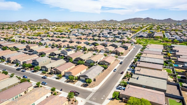 4269 W Coneflower Ln, San Tan Valley, AZ 85144 - drone / aerial view with a mountain view and a residential view