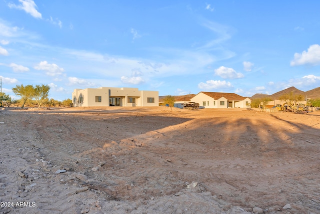 view of pueblo-style home