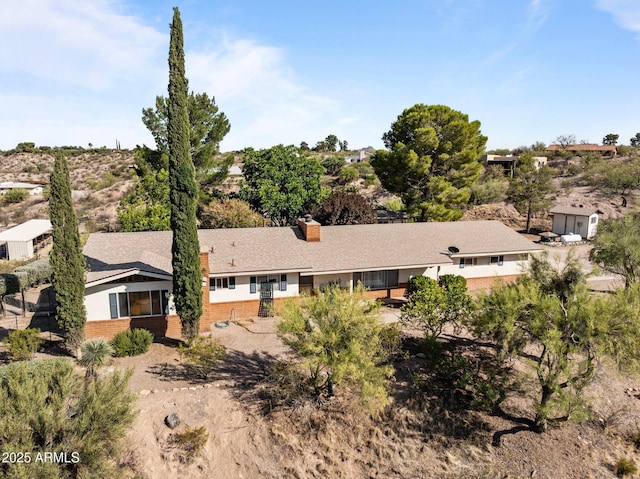 1455 W Kenrick Dr, Wickenburg, AZ 85390 - aerial view of property and surrounding area