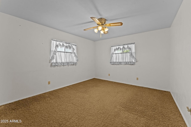 1455 W Kenrick Dr, Wickenburg, AZ 85390 - unfurnished room featuring carpet and a ceiling fan