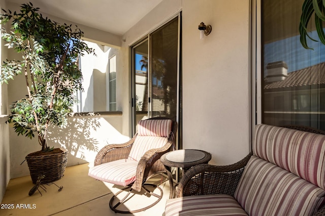 balcony with a sunroom