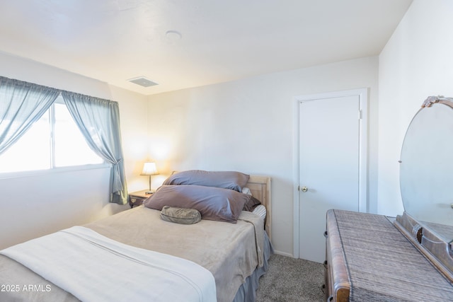 bedroom with carpet flooring