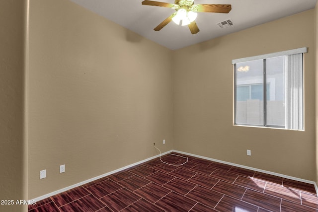 34944 N Mirandesa Dr, San Tan Valley, AZ 85143 - spare room featuring a ceiling fan and baseboards
