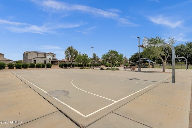 34944 N Mirandesa Dr, San Tan Valley, AZ 85143 - view of basketball court featuring community basketball court and a gazebo