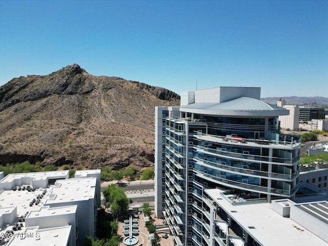 view of city with a mountain view