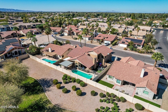 birds eye view of property featuring a residential view