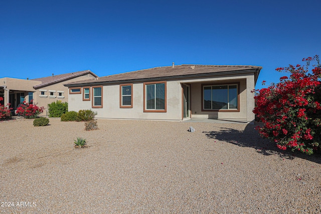 view of rear view of property