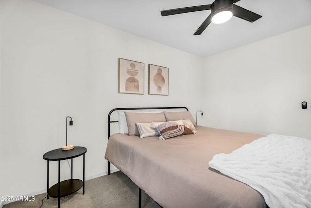 1320 E Scott Ave, Gilbert, AZ 85234 - bedroom featuring carpet flooring, ceiling fan, and baseboards