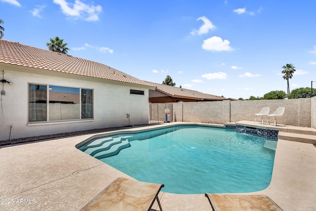 1320 E Scott Ave, Gilbert, AZ 85234 - view of pool featuring a fenced backyard and a patio