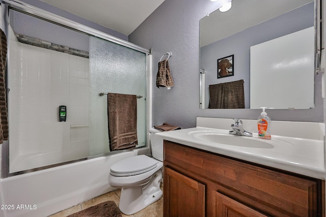 4318 W Apollo Rd, Laveen, AZ 85339 - bathroom with vanity, combined bath / shower with glass door, and tile patterned flooring