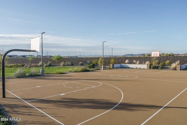 view of sport court