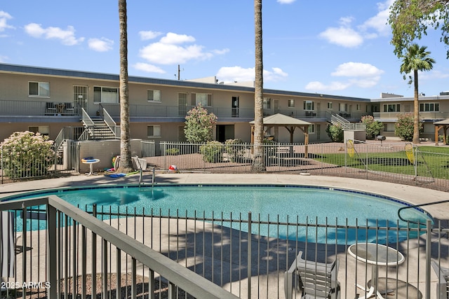 1111 E Turney Ave Unit 3, Phoenix, AZ 85014 - community pool with a residential view and a gazebo