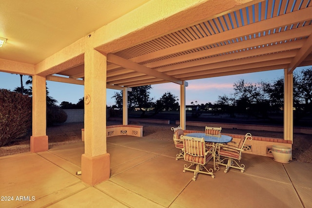 view of patio / terrace featuring outdoor dining space