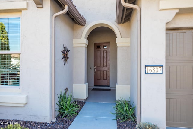 view of property entrance