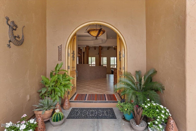 9435 E Hobart Cir, Mesa, AZ 85207 - entrance to property with stucco siding