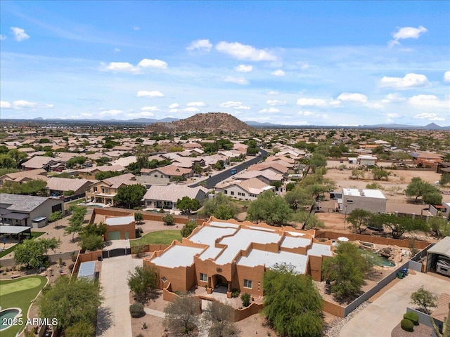 9435 E Hobart Cir, Mesa, AZ 85207 - aerial perspective of suburban area featuring a mountainous background