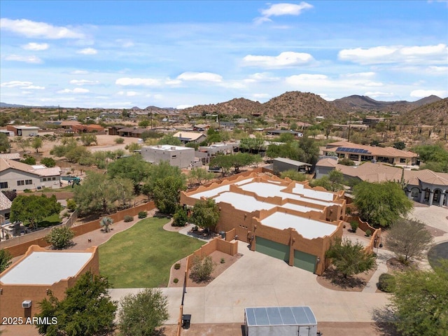 9435 E Hobart Cir, Mesa, AZ 85207 - aerial perspective of suburban area featuring mountains