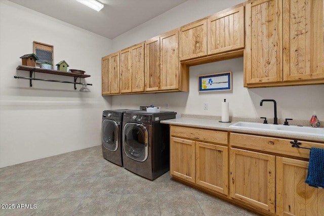 9435 E Hobart Cir, Mesa, AZ 85207 - laundry area with cabinet space and washing machine and clothes dryer