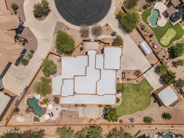 9435 E Hobart Cir, Mesa, AZ 85207 - aerial view of a pool area