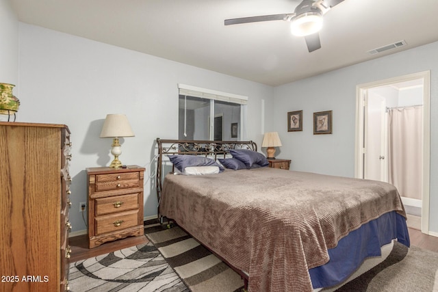 1925 W 12th Ave, Apache Junction, AZ 85120 - bedroom featuring wood finished floors and a ceiling fan