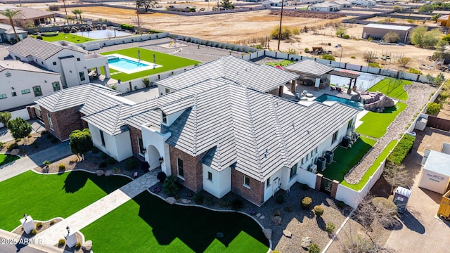 bird's eye view featuring a residential view