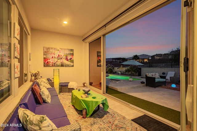 view of living room