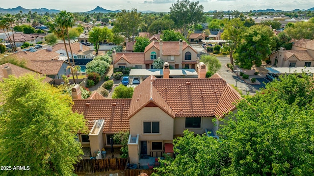 4901 E Kelton Ln Unit 1052, Scottsdale, AZ 85254 - aerial view of residential area with a mountain backdrop