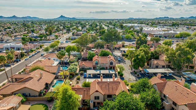 4901 E Kelton Ln Unit 1052, Scottsdale, AZ 85254 - aerial perspective of suburban area featuring mountains