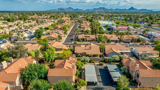 4901 E Kelton Ln Unit 1052, Scottsdale, AZ 85254 - aerial view of residential area featuring mountains