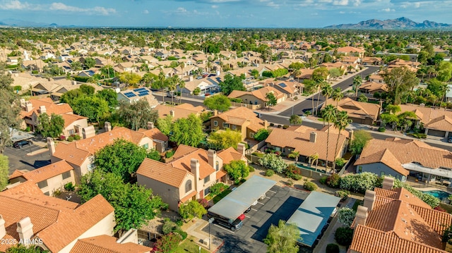 4901 E Kelton Ln Unit 1052, Scottsdale, AZ 85254 - aerial view of residential area featuring a mountain backdrop