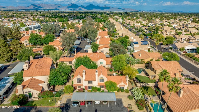 4901 E Kelton Ln Unit 1052, Scottsdale, AZ 85254 - aerial perspective of suburban area with a mountain backdrop