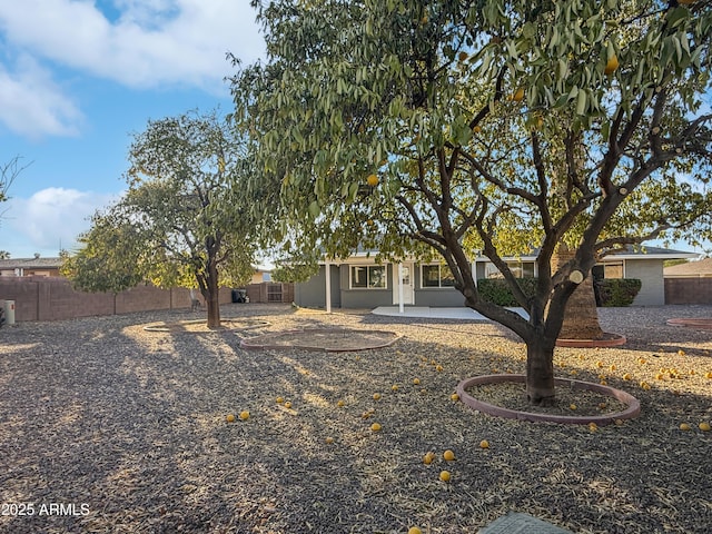 view of front of home featuring a patio