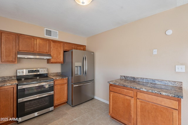 kitchen with stainless steel appliances