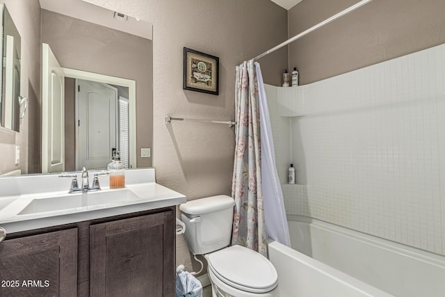 1723 N Hillcrest, Mesa, AZ 85201 - full bathroom with shower / bath combo with shower curtain and vanity
