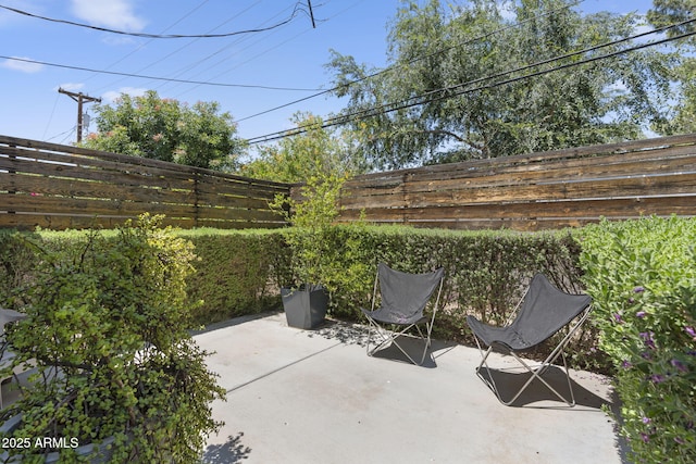 3402 E Sells Dr, Phoenix, AZ 85018 - fenced backyard with a patio