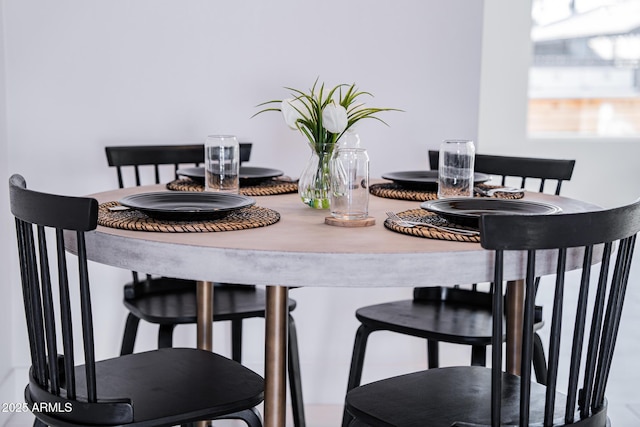 view of dining room