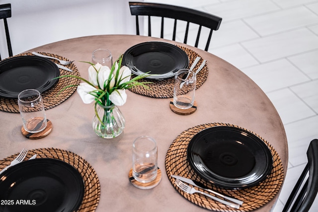 dining area view