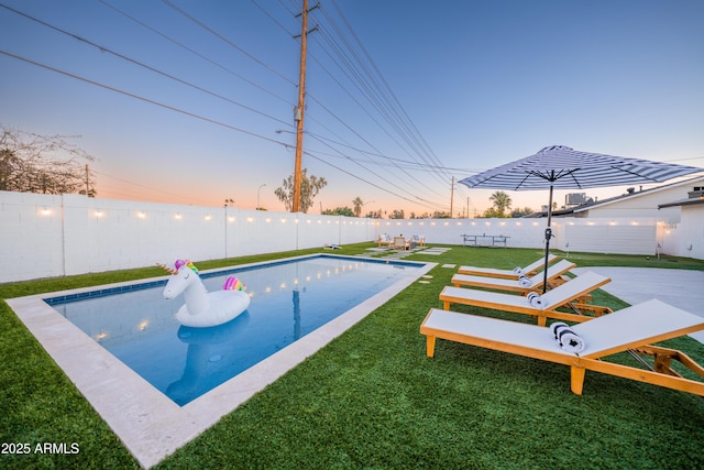 view of pool
