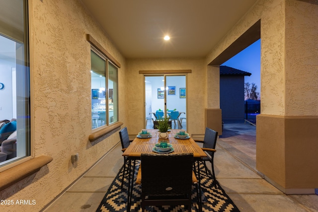 view of patio / terrace with outdoor dining area