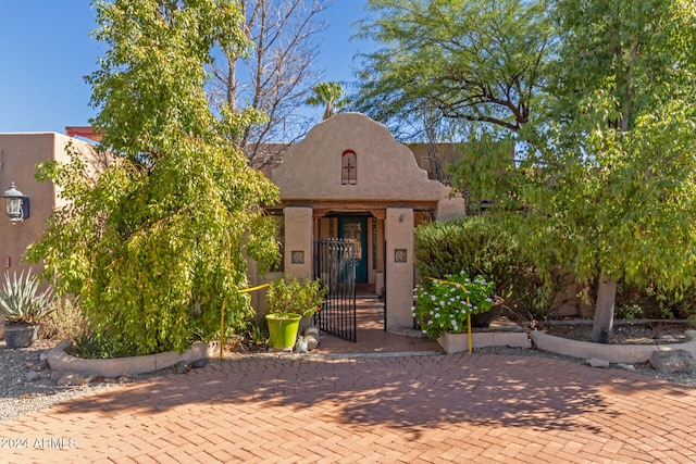 view of pueblo-style house