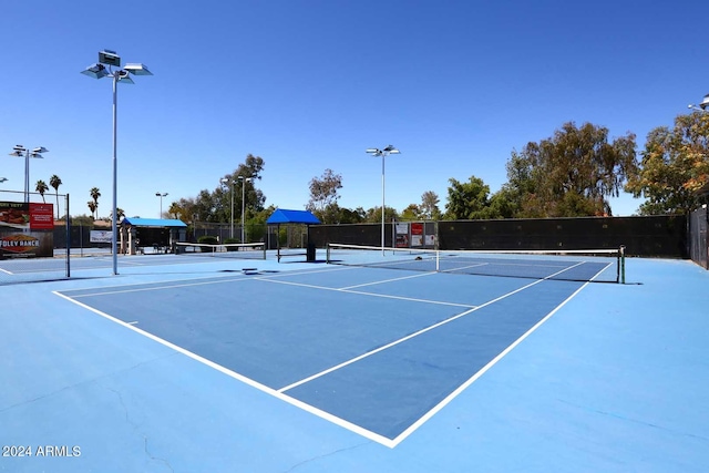 view of sport court