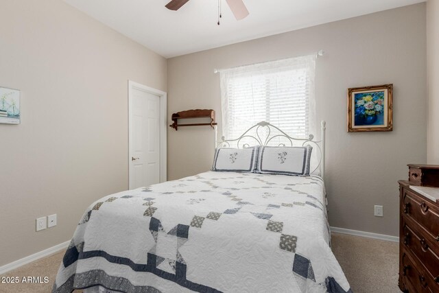 20603 W Alsap Rd, Buckeye, AZ 85396 - bedroom featuring carpet, baseboards, and ceiling fan