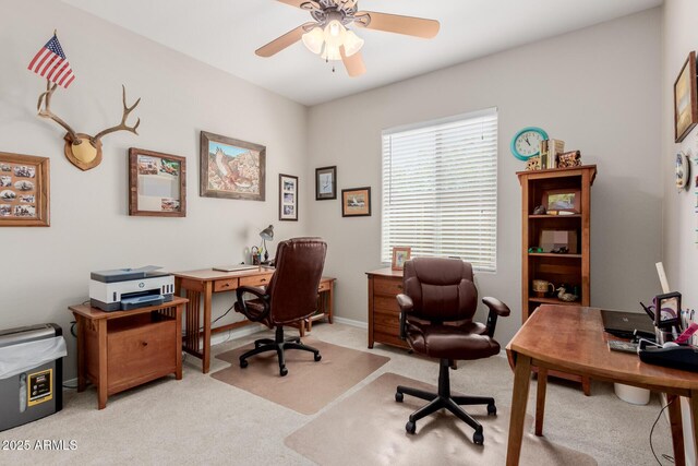 20603 W Alsap Rd, Buckeye, AZ 85396 - office space featuring light colored carpet and a ceiling fan
