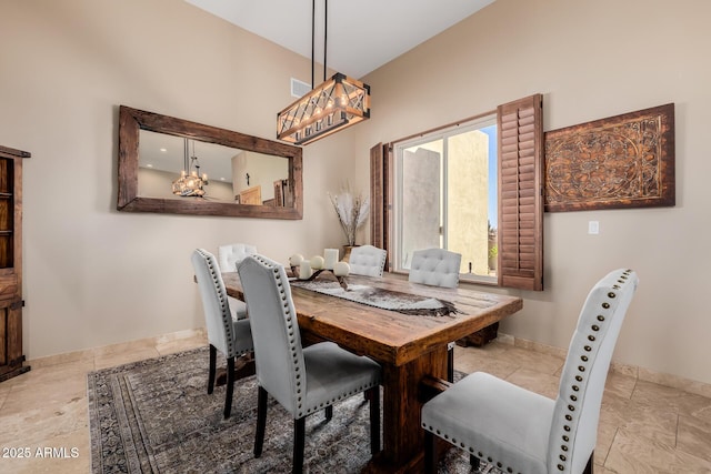 38106 N 2nd Ln, Phoenix, AZ 85086 - dining room featuring baseboards